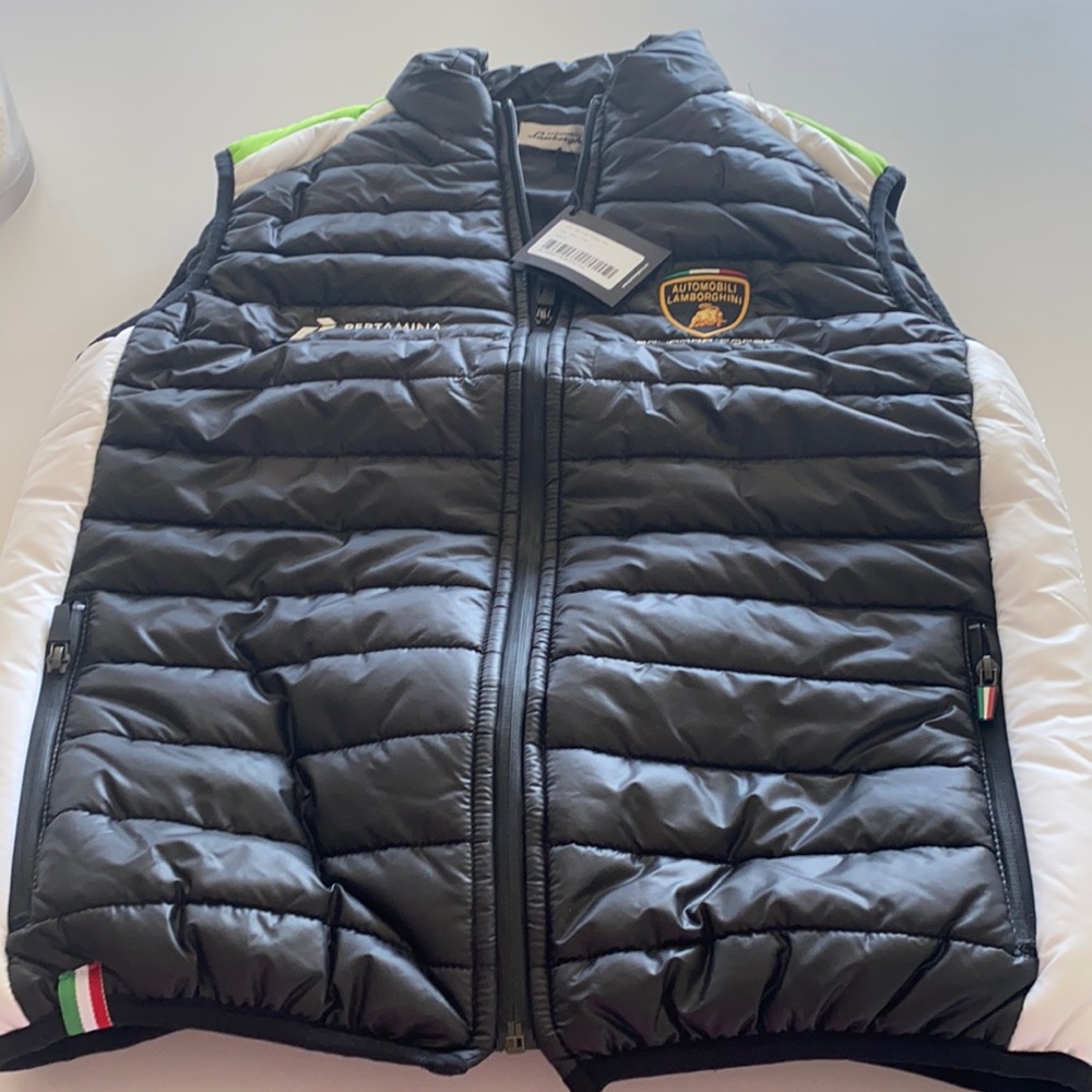 Men’s Lamborghini vest with front zipper brand new